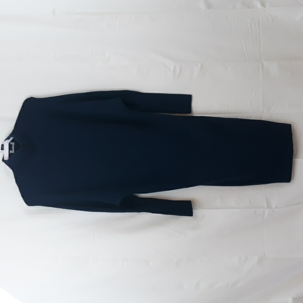 Ladies Anna Cai Navy Blue Sweater Dress